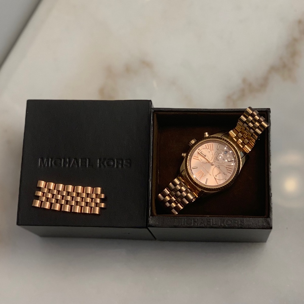 Rose Gold Michael Kors Watch